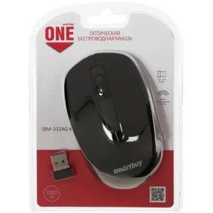Мышь беспроводная SmartBuy ONE 332 Black (SBM-332AG-K)