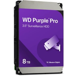 Жесткий диск для систем видеонаблюдения 3.5 HDD 8Tb WD Purple 5900rpm 64 Мб