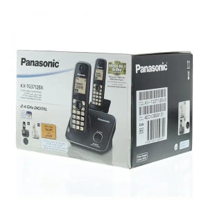 Телефон беспроводной DECT Panasonic KX-TG3712BX  (трубка с цв.ЖК диспл., DECT)