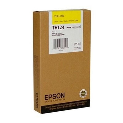 Картридж Epson T6124 желтый C13T612400 2