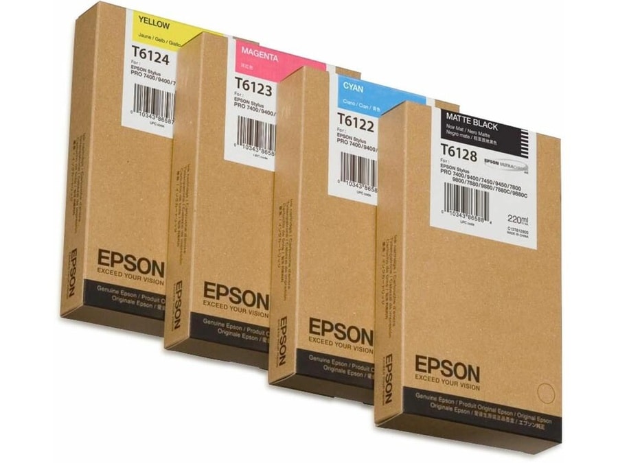 Картридж Epson T6124 желтый C13T612400 4