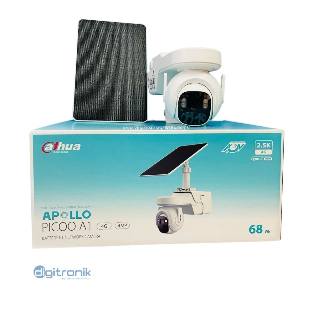 Камера поворотная IP с солнечной понелью Dahua PT DH-KIT/IPC-BP4AP-4G-EAU-0360B/M0508 3