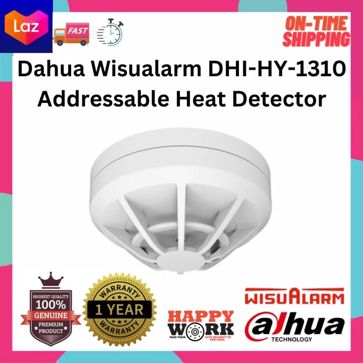 Адресный тепловой детектор ОПС Dahua DHI-HY-1310-CTXF 5