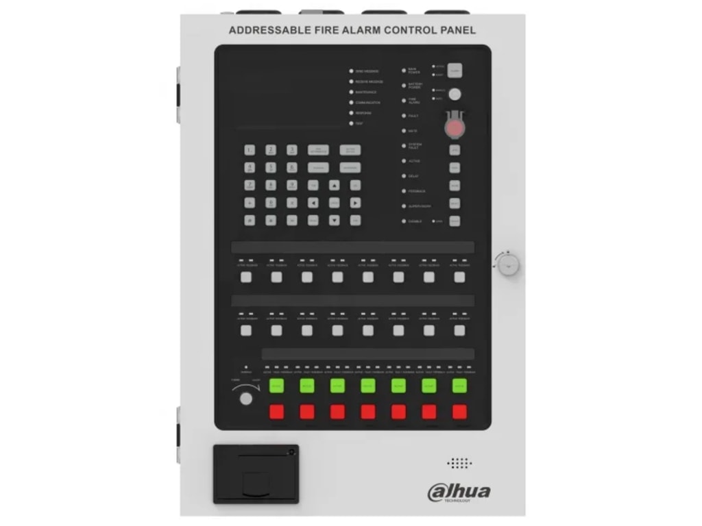 Адресная панель управления пожарной сигнализацией ОПС Dahua DHI-HY-2301 2