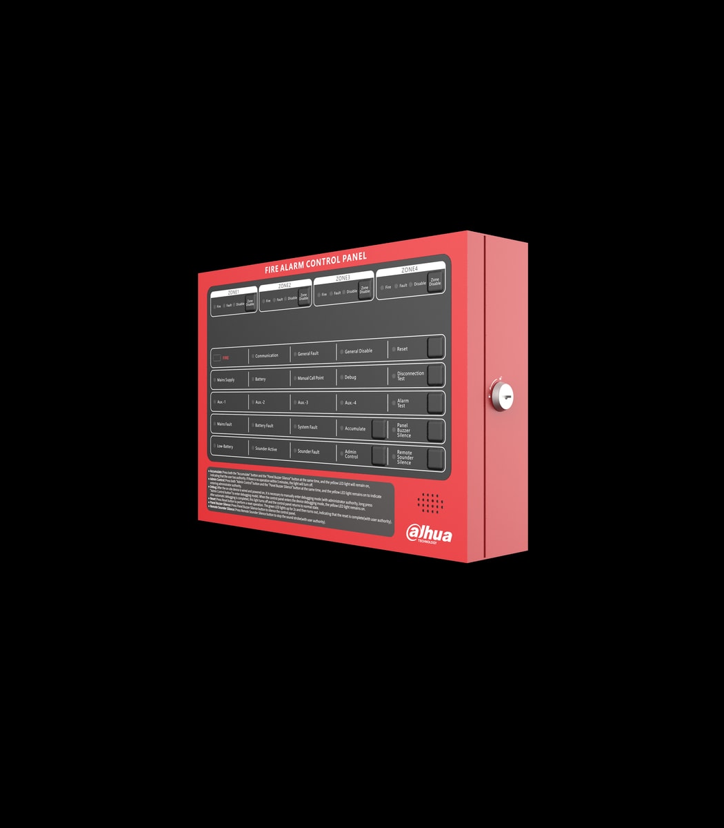 Пульт управления пожарной сигнализацией Dahua DHI-HY-C102-4 2