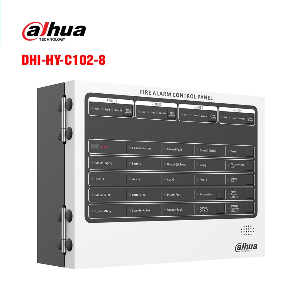 Пульт управления пожарной сигнализацией Dahua DHI-HY-C102-8 3