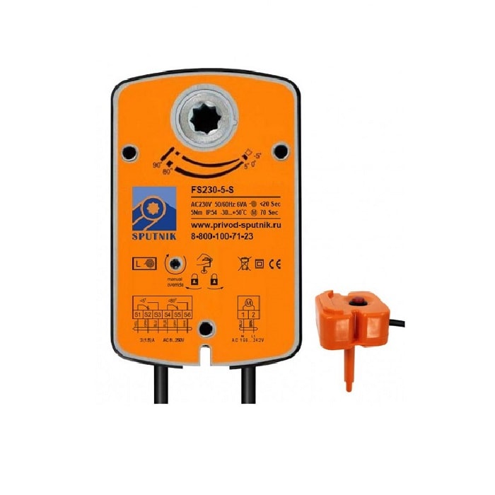 Клапан дымоудаления Sputnik FS230-5-S 1