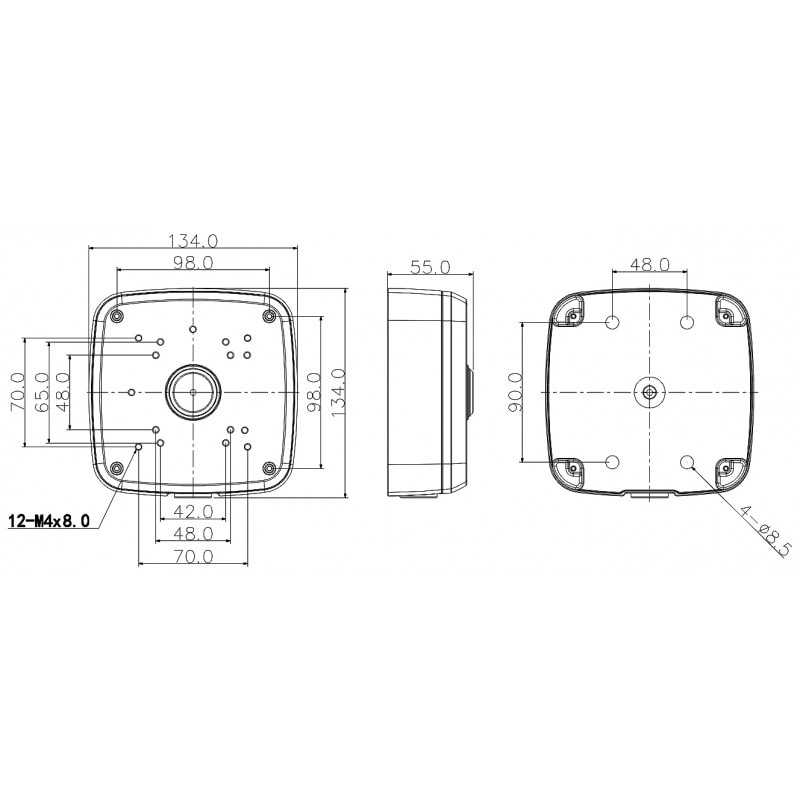Монтажная коробка Dahua DH-PFA121 5