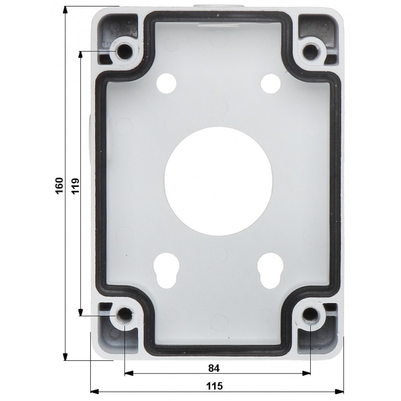 Коробка монтажная Dahua DH-PFA120-SG 2
