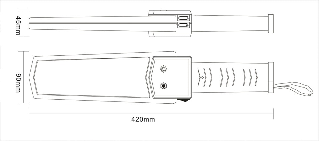 Ручной металлодетектор Dahua DHI-ISC-H001 5