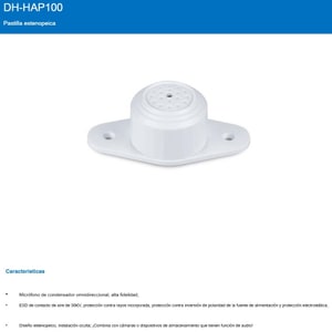 Микрофон Dahua DH-HAP100