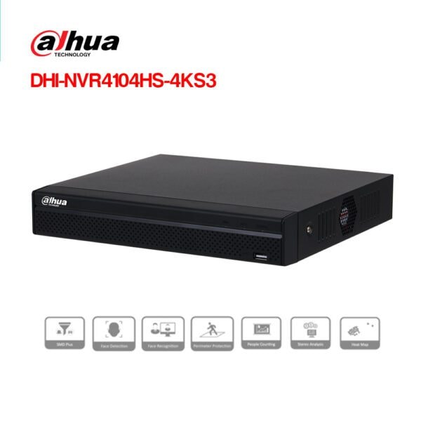 Видеорегистратор IP Dahua DHI-NVR4104-4KS3 1