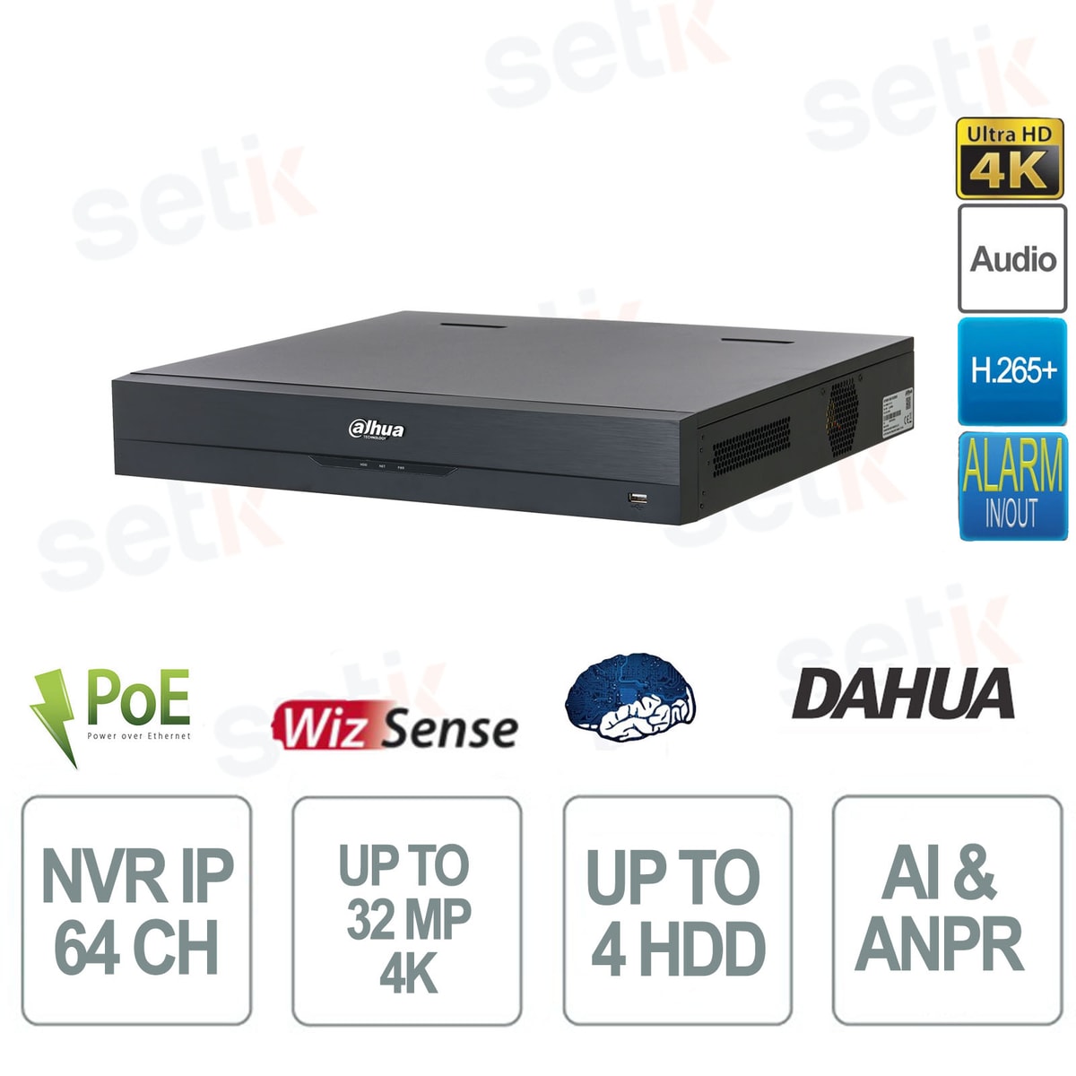 Видеорегистратор IP Dahua DHI-NVR5464-EI2 1