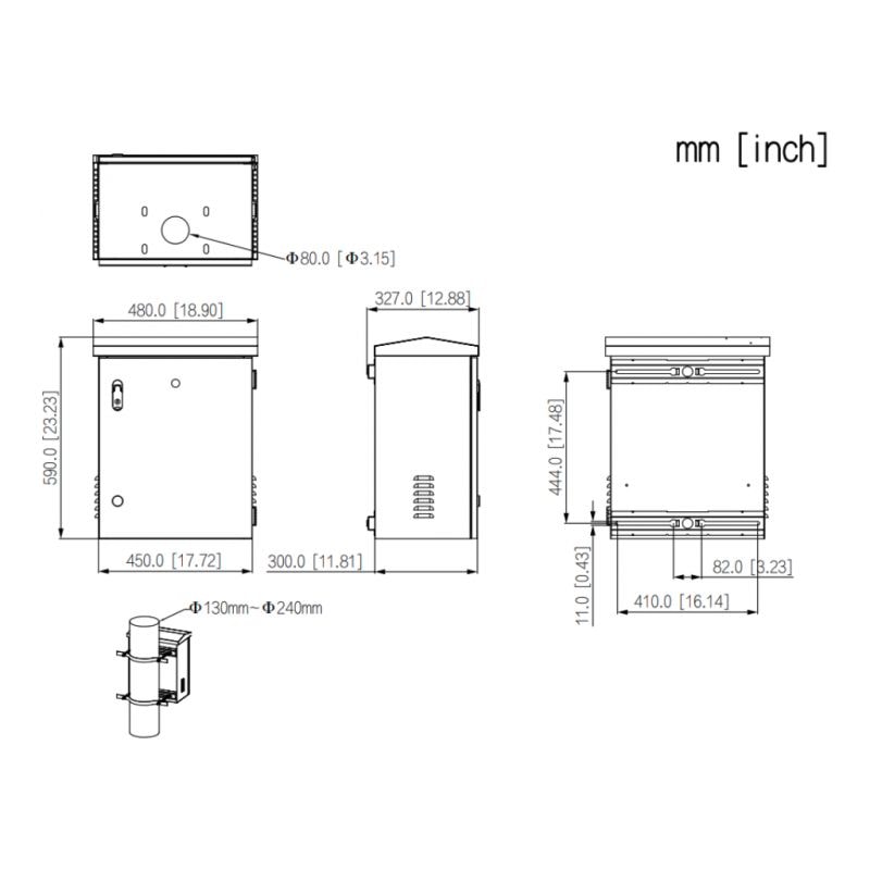 Серверный шкаф Dahua DH-PFC102F 3