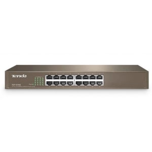 Коммутатор Tenda TEF1016D 16xFE,16-port Стоечный, Неуправляемый