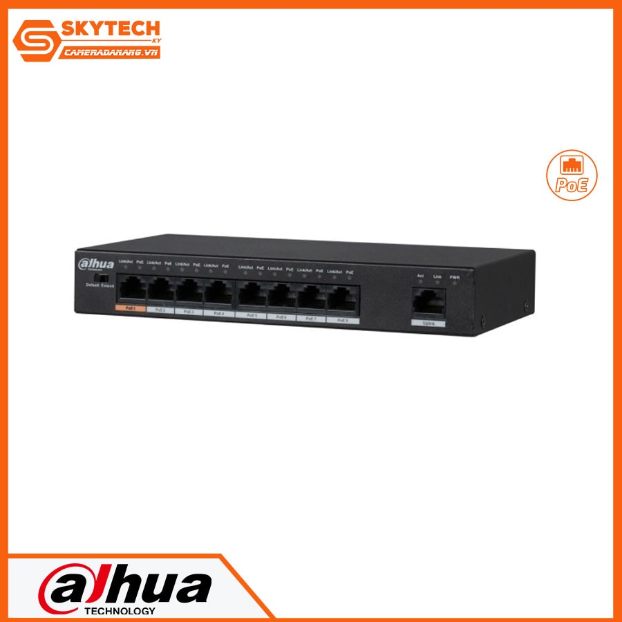 POE коммутатор Dahua DH-PFS3009-8ET-96 3