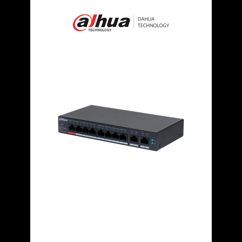 POE коммутатор Dahua DH-CS4009-8ET1GT-110 2