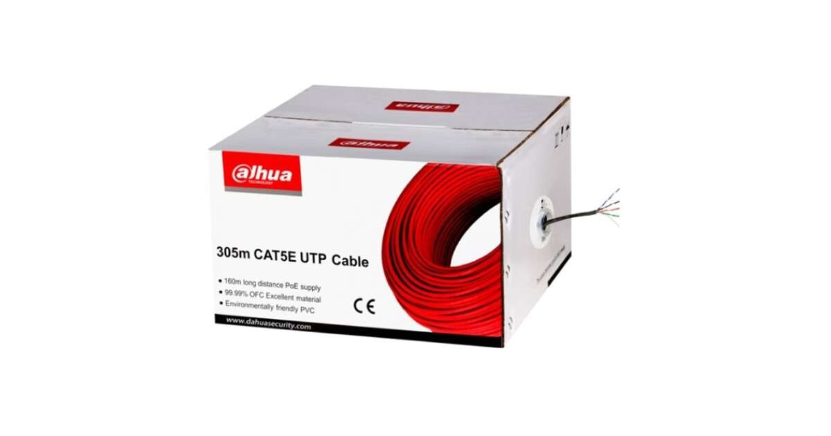 Сетевой кабель Dahua DH-PFM920I-5EUN UTP CAT5 беcкислородная медь 305m 2