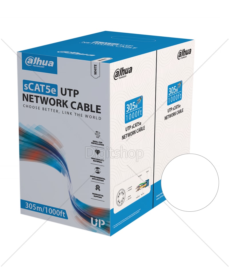 Сетевой кабель Dahua DH-PFM920I-5EUN UTP CAT5 беcкислородная медь 305m 3