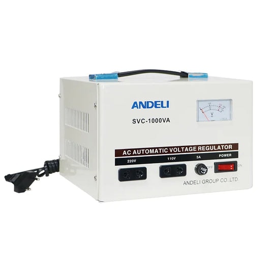 Стабилизатор Andeli SVC-1000VA (вх. 110в х1 - 220в х1) диап.вход.напр 150-250В 5А 700Ватт 2