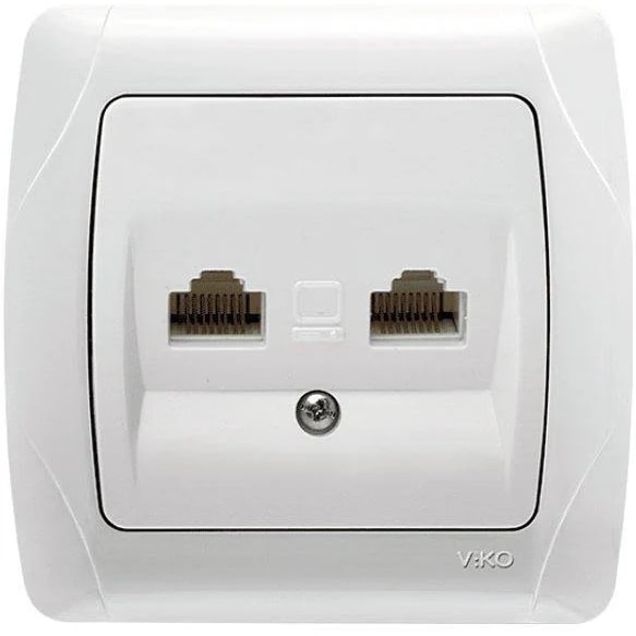 Сетевая розетка VIKO RJ45-2 розетка 3