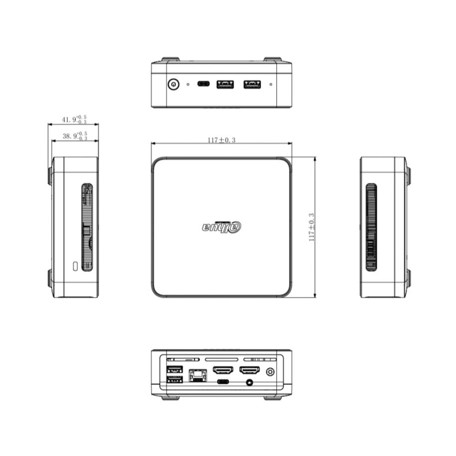 Сервер управления видеосистемой Dahua DH-DSS-OneBox-H1/128 (128 каналов) 4