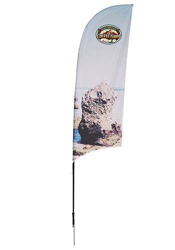 Рекламный флаг 2.5m Razor sail 5