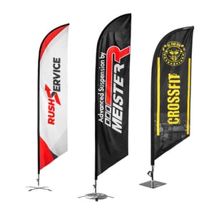 Рекламный флаг 3.4m Razor sail