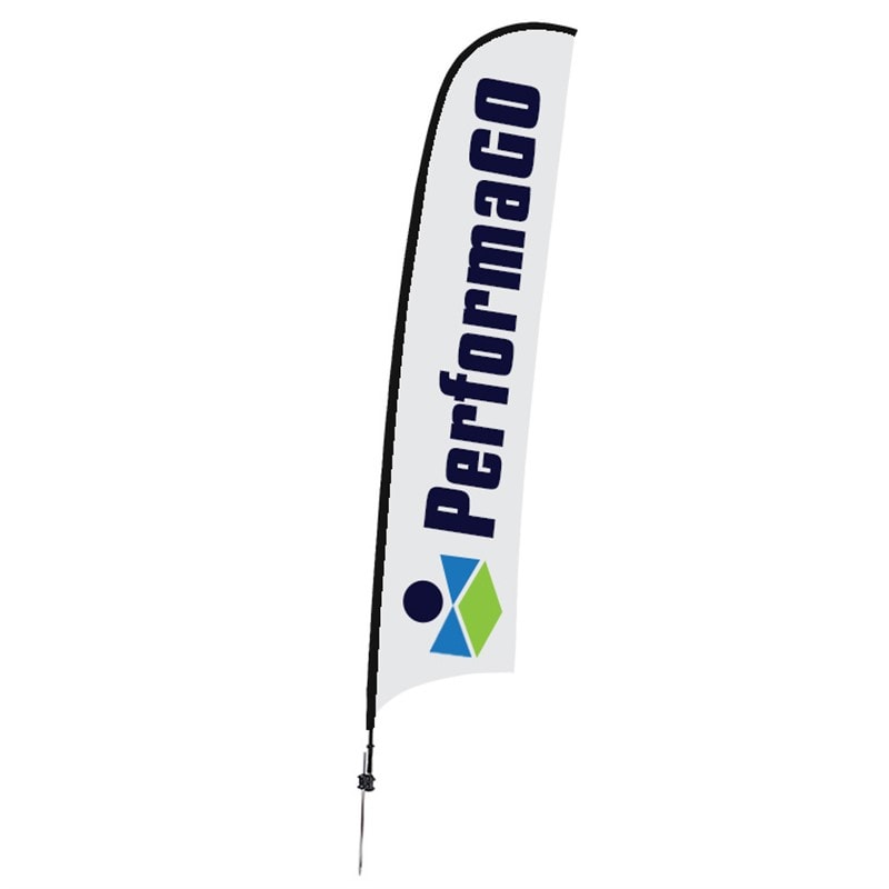 Рекламный флаг 3.4m Razor sail 5