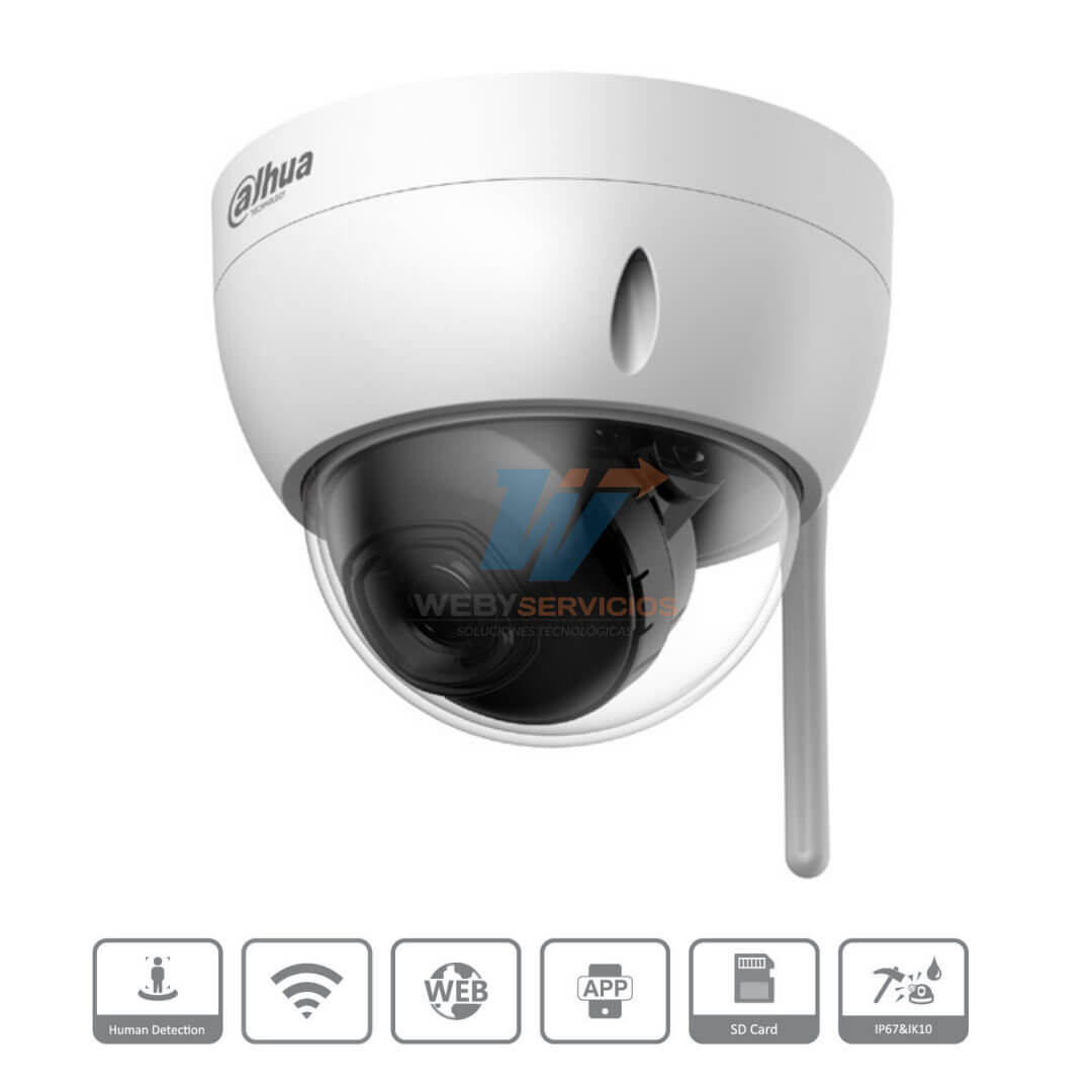Wi-Fi камера внутренняя Dahua DH-IPC-HDBW1430DE-SW