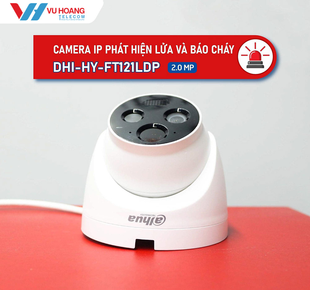 Камера внутренняя с детекцией пламени Dahua DHI-HY-FT121LDP