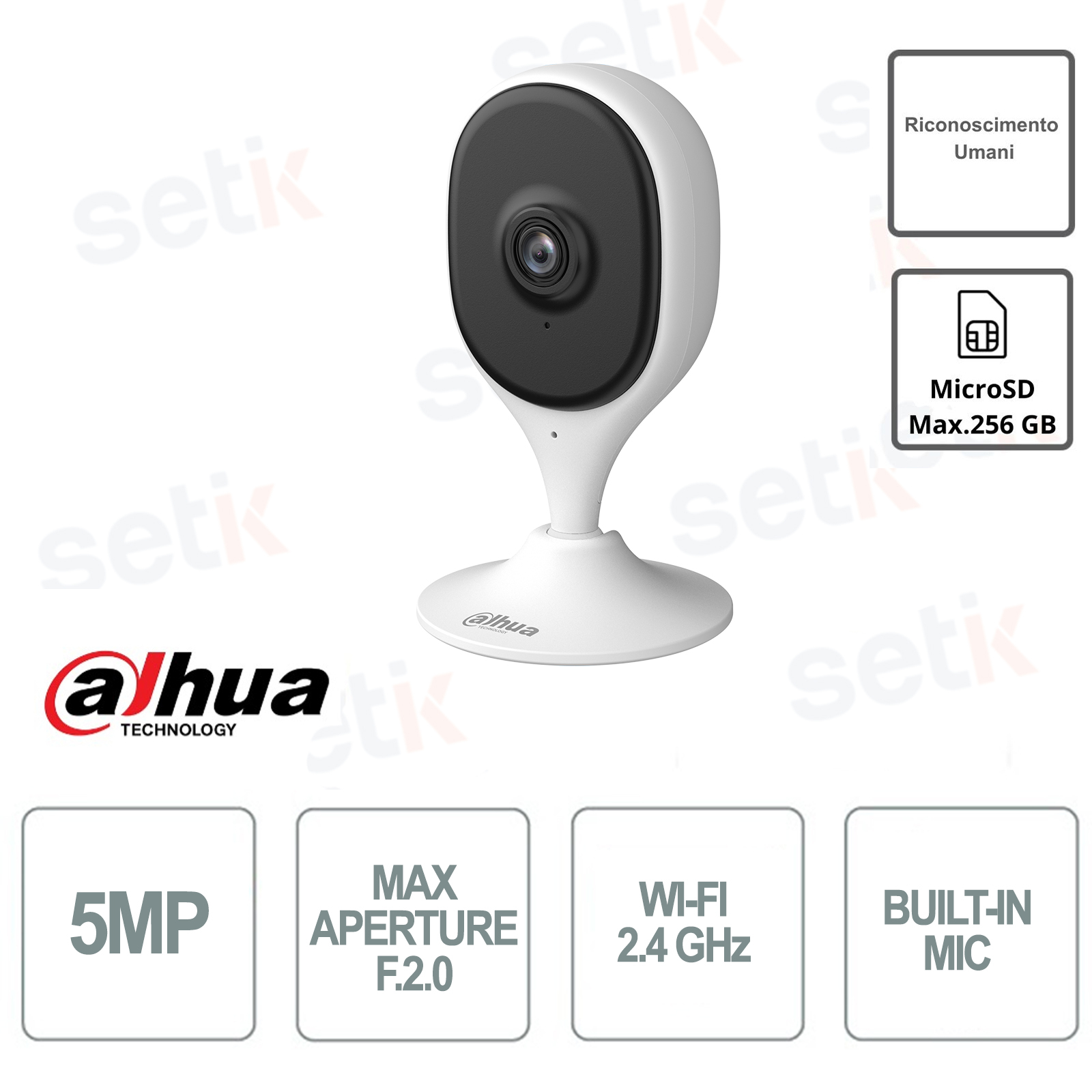 Wi-Fi камера внутренняя Dahua DH-C5A