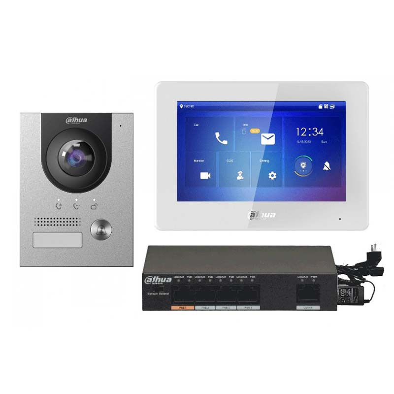 IP Видеодомофон Dahua DHI-KTP04(F) Kit комплект