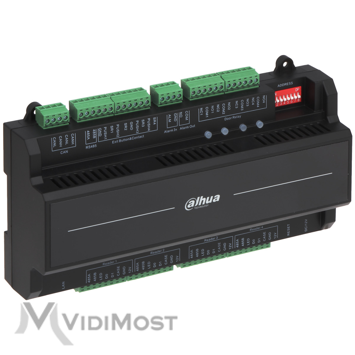 Контроллер доступа для 4х дверей Dahua DHI-ASC2104B-T