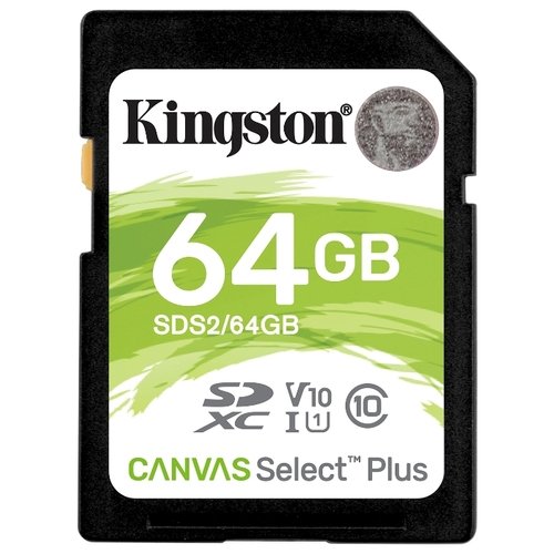 Карта памяти 64GB SD CLASS10 Kingston SDS2/64GB Карта памяти 64GB SD CLASS10 Kingston SDS2/64GB