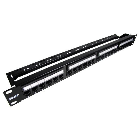 Патч-панель UTP CAT6 24 порта Shipgroup P197-24U-C6-SI Патч-панель UTP CAT6 24 порта Shipgroup P197-24U-C6-SI