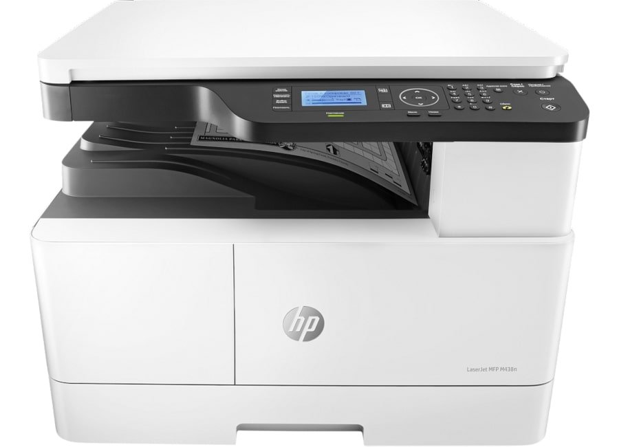 МФУ HP LaserJet M438n / A3 / Лазерное ЧБ / 22 стр/мин / 256MB / USB / LAN / ADF МФУ HP LaserJet M438n / A3 / Лазерное ЧБ / 22 стр/мин / 256MB / USB / LAN / ADF