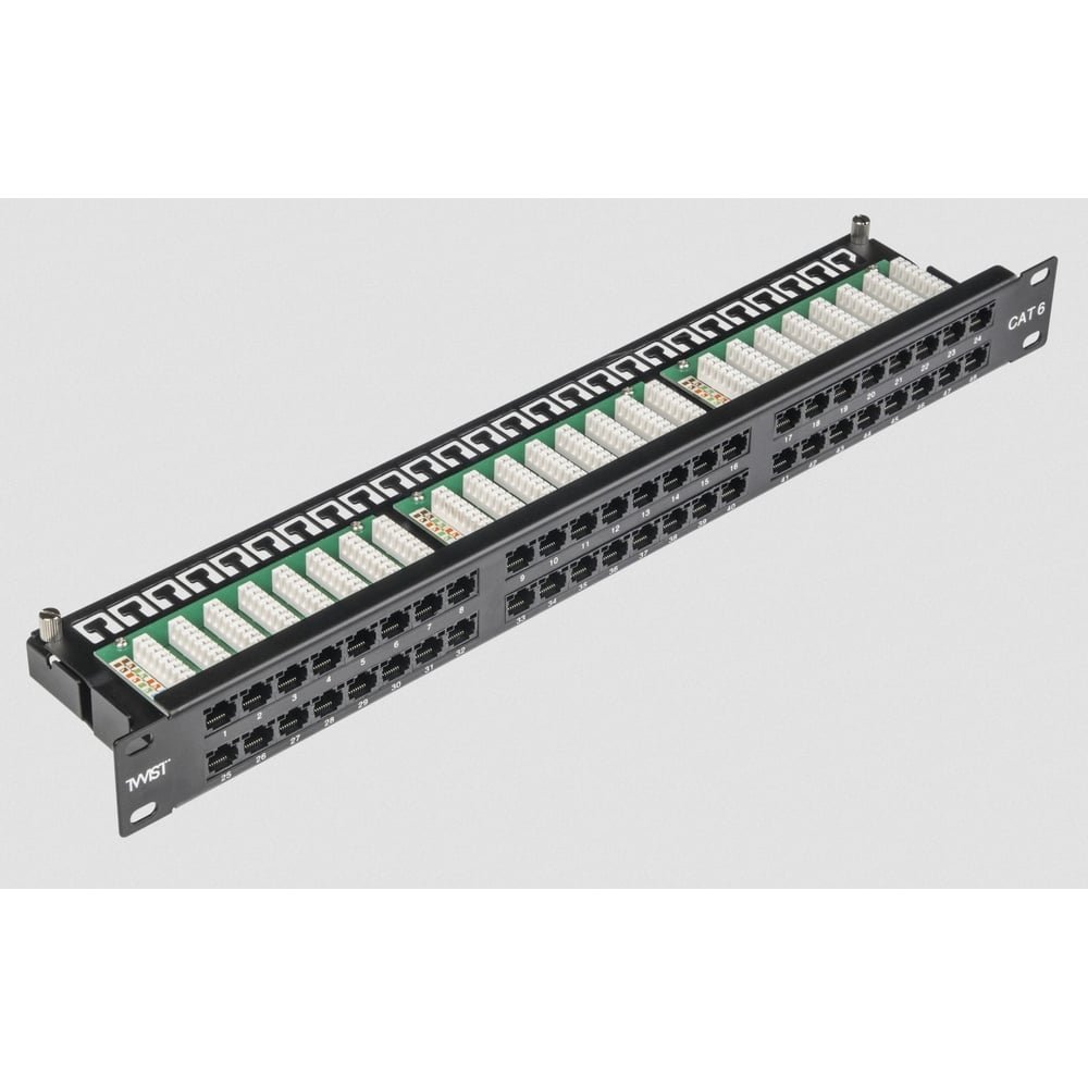 Патч-панель UTP CAT6 48 портов Shipgroup P197-48U-C6-SI Патч-панель UTP CAT6 48 портов Shipgroup P197-48U-C6-SI