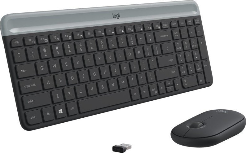 Клавиатура + мышь беспроводные Logitech Combo MK470 Black Клавиатура + мышь беспроводные Logitech Combo MK470 Black