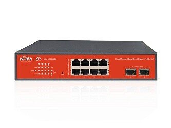 Коммутатор PoE Wi-Tek WI-PCES310GF V2 8PoE+2SFP 1Gbps Коммутатор PoE Wi-Tek WI-PCES310GF V2 8PoE+2SFP 1Gbps