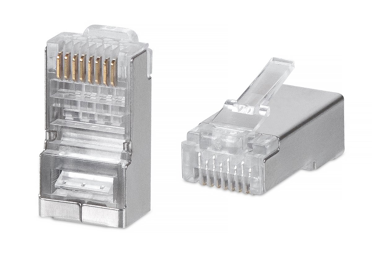 Коннектор RJ45 Cat6e / металлический Коннектор RJ45 Cat6e / металлический