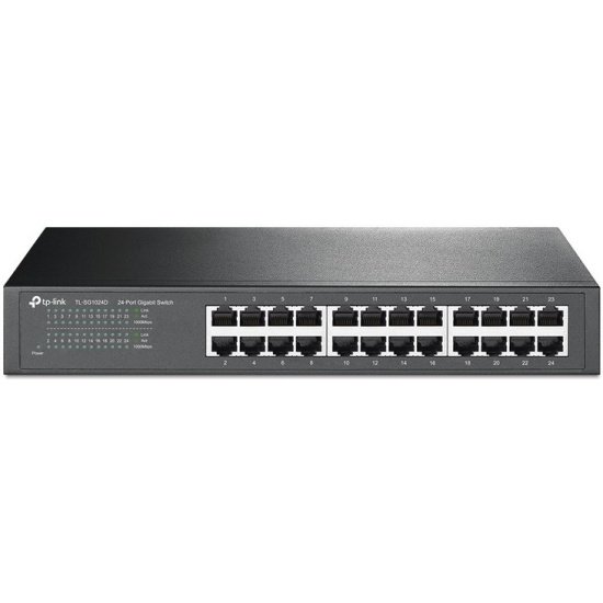 Коммутатор TP-Link TL-SG1024D / 24?Gigabit RJ45 / 10/100/1000 Mbps Коммутатор TP-Link TL-SG1024D / 24?Gigabit RJ45 / 10/100/1000 Mbps