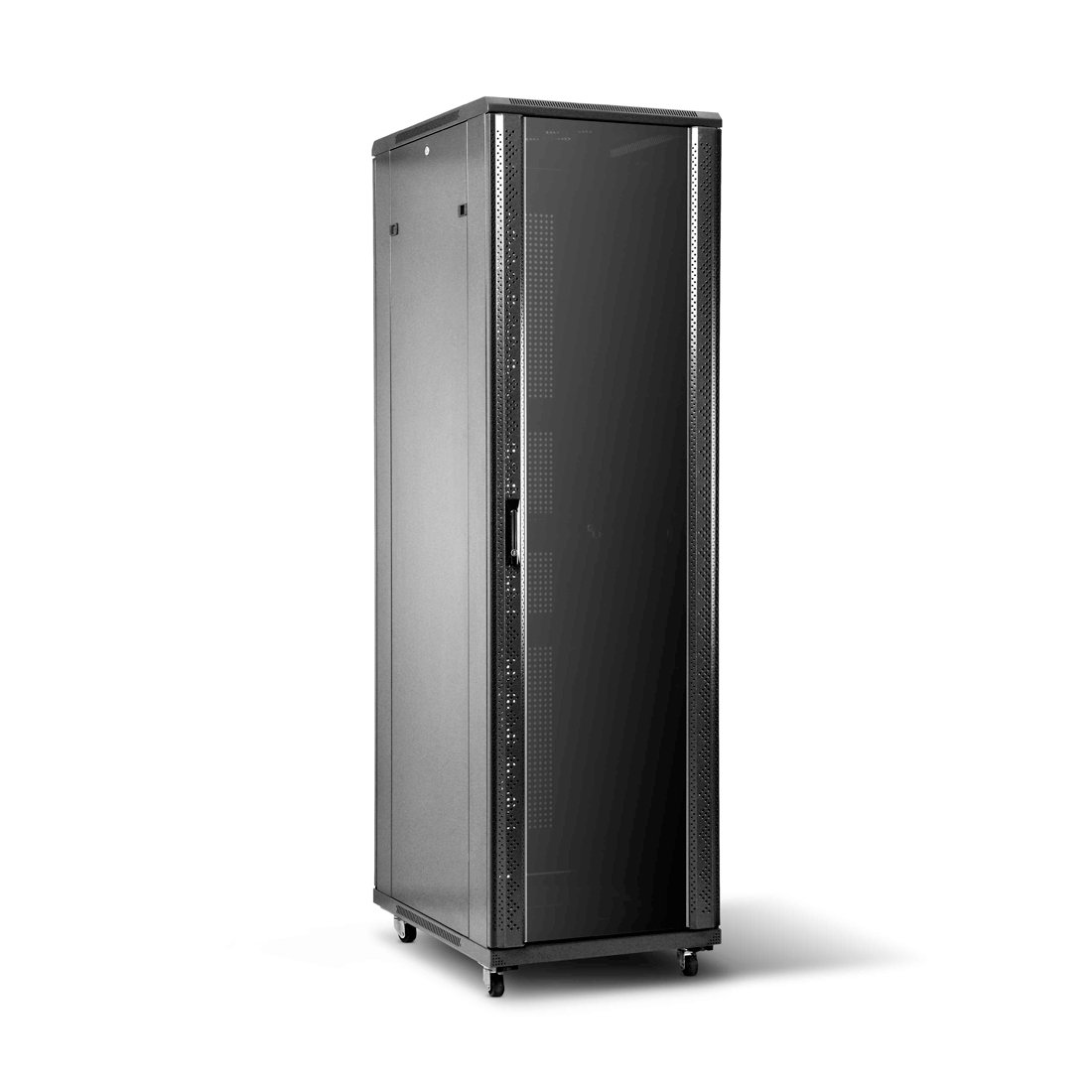 Напольный серверный шкаф 24U 600×800 мм, стеклянная дверь Бехатар Shipgroup 601S.6824.03.100-SI Напольный серверный шкаф 24U 600×800 мм, стеклянная дверь Бехатар Shipgroup 601S.6824.03.100-SI