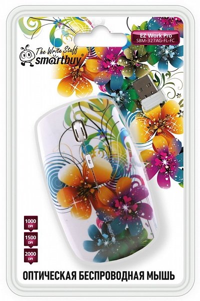 Мышь беспроводная SmartBuy SBM-327AG-FL-FC Мышь беспроводная SmartBuy SBM-327AG-FL-FC