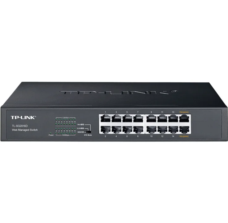 Коммутатор TP-Link TL-SG2016D / 16?Gigabit RJ45 / 10/100/1000 Mbps Коммутатор TP-Link TL-SG2016D / 16?Gigabit RJ45 / 10/100/1000 Mbps
