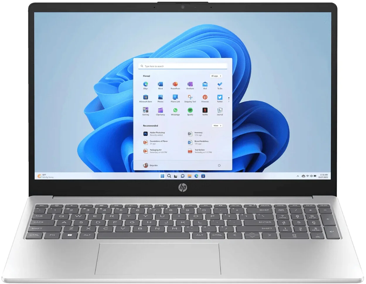 Ноутбук 15.6" HP 15-fd0130wm / Core i3 N305 / 8GB / 256GB SSD / FHD / Windows 11 / Silver Ноутбук 15.6" HP 15-fd0130wm / Core i3 N305 / 8GB / 256GB SSD / FHD / Windows 11 / Silver