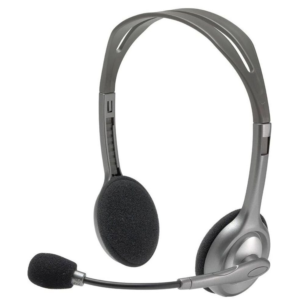 Наушники проводные Logitech H110 / 3.5mm / с микрофоном Наушники проводные Logitech H110 / 3.5mm / с микрофоном