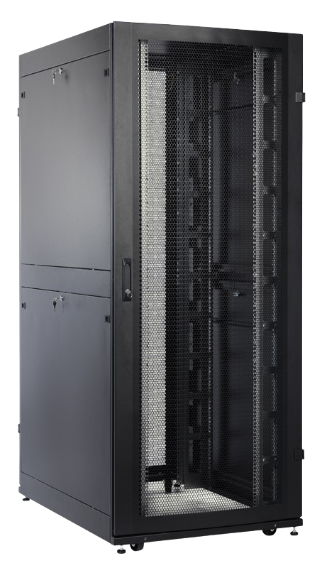 Шкаф серверный 42U / 700?1000 мм / NT BASIC / стеклянная дверь / Black Шкаф серверный 42U / 700?1000 мм / NT BASIC / стеклянная дверь / Black
