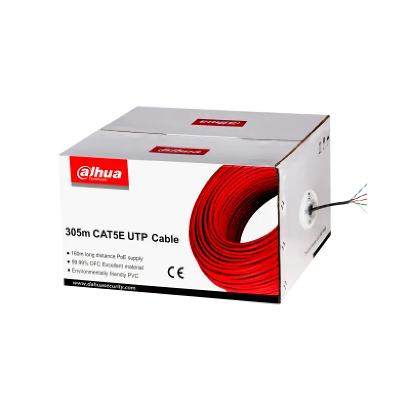 Сетевой кабель Dahua PFM920I-5EUN UTP CAT5 беcкислородная медь 305m Сетевой кабель Dahua PFM920I-5EUN UTP CAT5 беcкислородная медь 305m