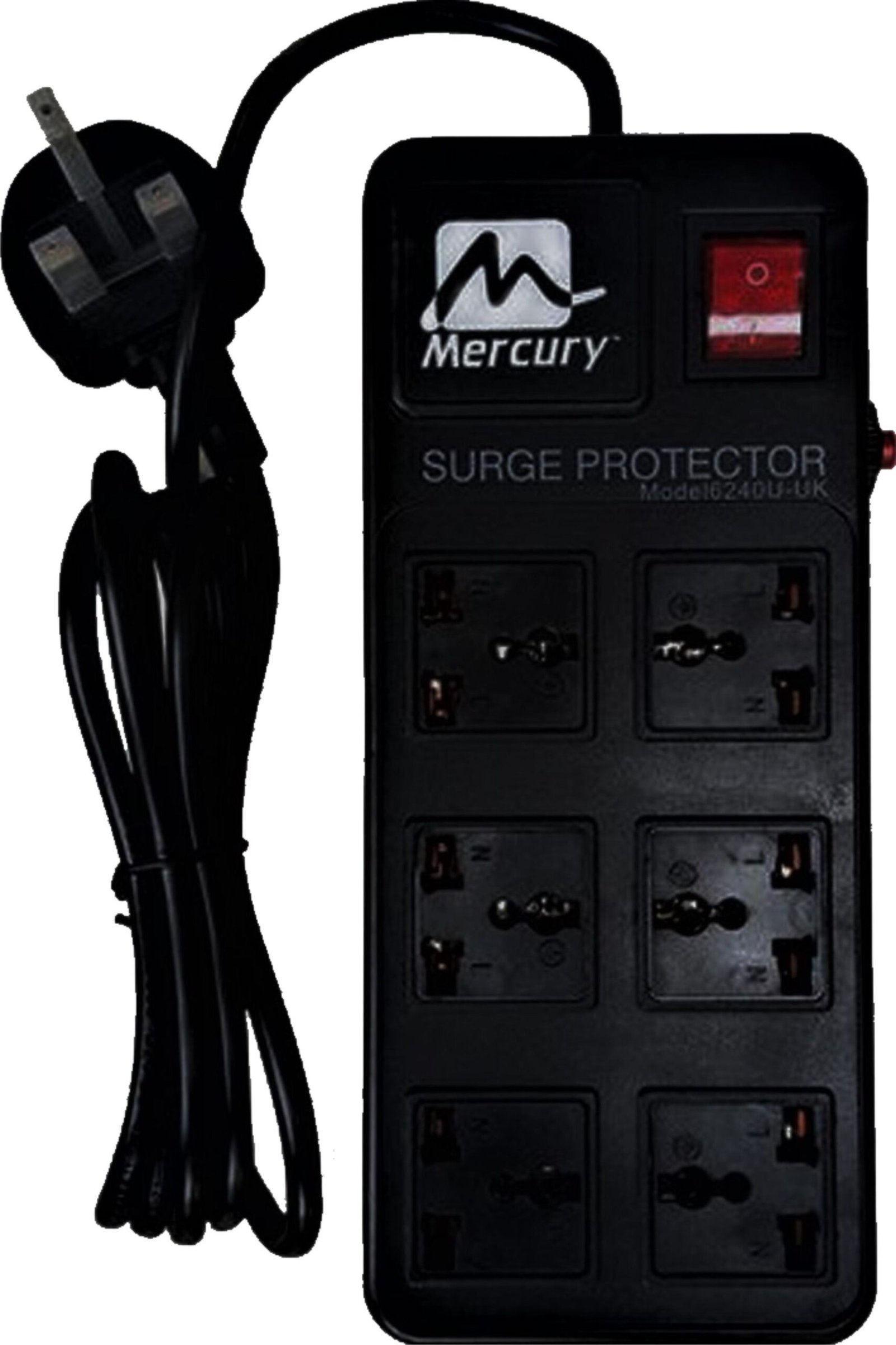 Сетевой фильтр MERCURY 6240U-SCK / 1.8 м / 6 розеток / 10A / Black Сетевой фильтр MERCURY 6240U-SCK / 1.8 м / 6 розеток / 10A / Black